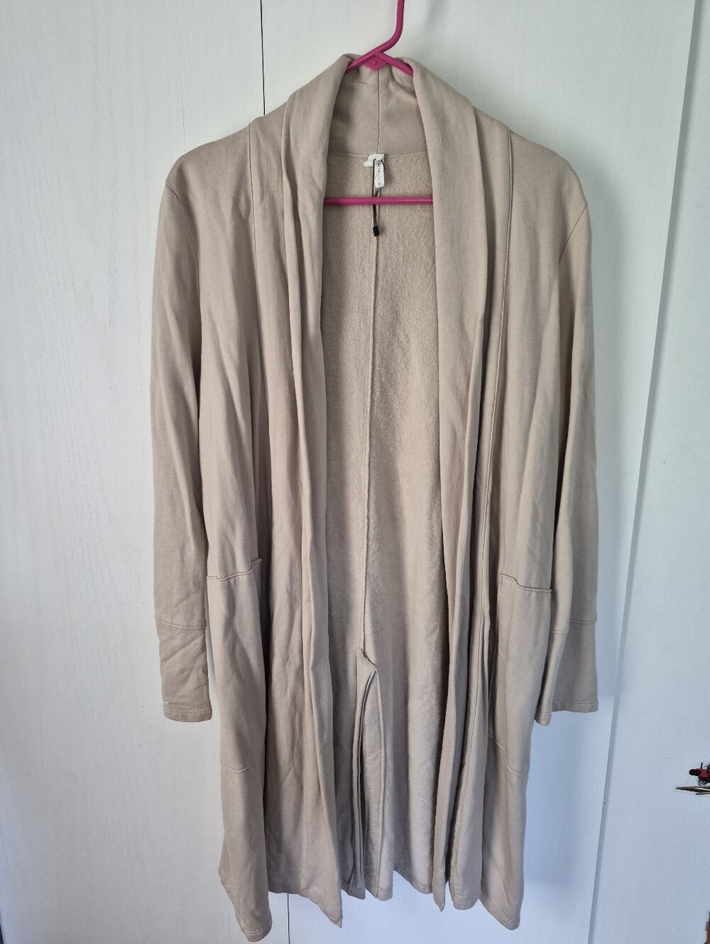 Ryn Long Sleeve Cream Open Cardigan